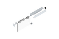 HELM Schiebetürbeschlag GT-L80 Glastür, EV1-elox. bis 80kg Glasschiebetüren, mit Dämpfer