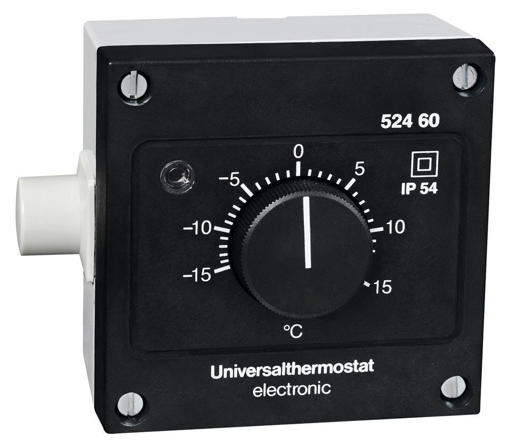 Thermostat für Verkehrsspiegel mit Heizung, spritzwassergeschützt