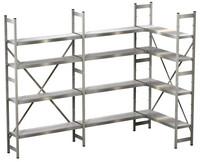 Steckregale Edelstahl